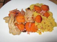 recette - Wok veau, carottes et orange