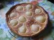 Tarte fondante aux poires, amandes et chocolat