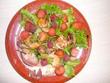 Salade fraîche de la mer