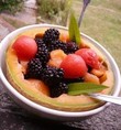 Coupe de fruits d'été