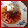 Tomates farcies à la viande et ras-el-hanout