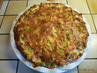 Quiche sans pâte au thon