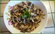 Champignons à la grecque, oignons et citron