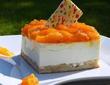 Entremet abricots et chocolat blanc 