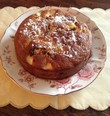 Gâteau aux pommes et pépites de chocolat