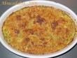 Gratin de riz et courgettes au munster