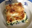 Lasagnes au poisson et aux épinards