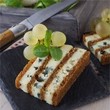 Mille feuilles de roquefort au pain d'épices