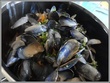 Moules au Pineau rouge des Charentes et à la crème