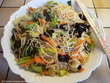 Nouilles chinoises sautées au Pak-Choï