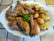 Poulet et pommes de terre au thym