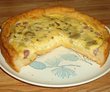 Quiche aux tomates cerise et au roquefort