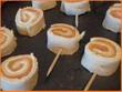 Roulés au saumon et au fromage