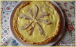 Tarte feuilletée aux poires et à la crème pâtissière