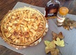 Tarte aux pommes, rhum et cannelle