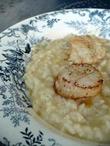 Risotto aux poireaux et coquilles saint-jacques