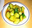 Salade de concombre et gingembre (japonais)