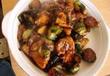 Sauté de poulet aux choux de bruxelles